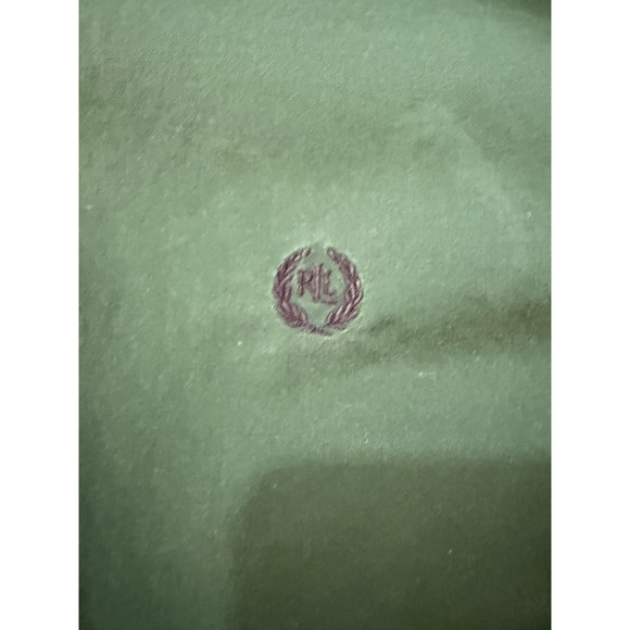 Lauren Ralph Lauren Shirt Mens 15.5 32/33 Green Classic Fit Non Iron Button Down - Picture 2 of 8